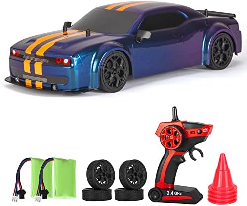 iBliver RC Drift Car, 1:14 Remote Control Car 4WD Drift RC Cars Vehicle 28km/h High Speed Racing RC Drifting Car Gifts Toy for Boys Kids