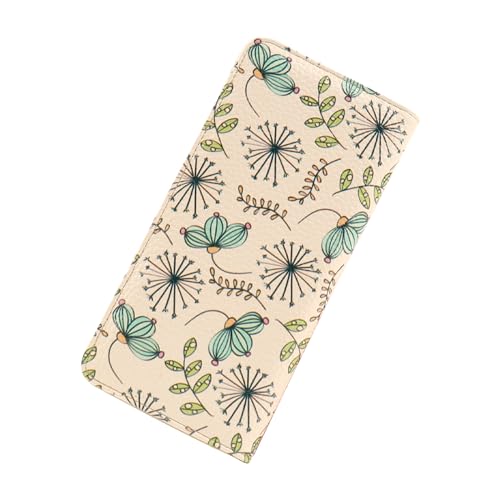 Portefeuille fin pour femme RFID Cacus petit format à deux volets