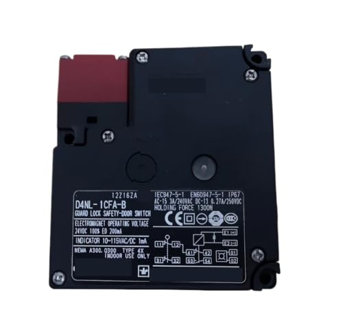 Interruptor de puerta de seguridad D4NL-1CFA-B detiene riesgos por aperturas imprevistas