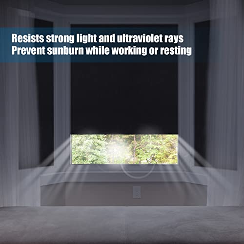 Opopark Portable Blackout Blind, Blackout Material 300x145cm Free Cut Size & Shape No Drill Blackout Blinds with 48 Pairs Self Adhesive Fasteners for Bedroom, Nursery, Loft, Travel(300 * 145cm) - Cosy Home Interiors Opopark Portable Blackout Blind, Blackout Material 300x145cm Free Cut Size & Shape No Drill Blackout Blinds with 48 Pairs Self Adhesive Fasteners for Bedroom, Nursery, Loft, Travel(300 * 145cm) - Image 7