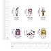 Imagen de Ainiv 50 Piezas Shoe Charms