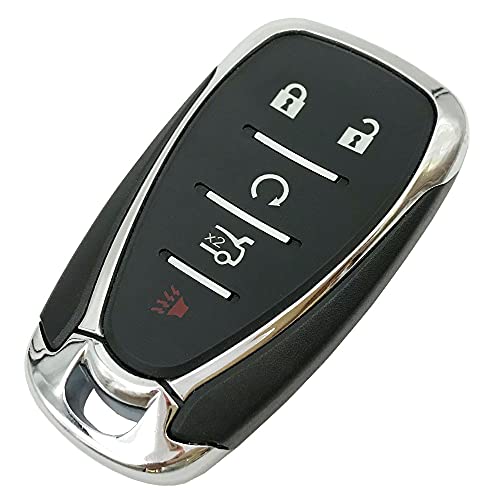 J-ACCES Replacement Key Fob Case Shell Fit for Chevrolet 2017 2018 2019 Chevy Malibu Camaro Cruze Traverse Sonic Volt Bolt Equinox Spark Keyless Entry Remote Key Housing Outer Cover (1)