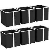 homsorout Storage Cubes, 11x11 Cube Storage Bins with Handle, 6 Packs Foldable Cube Bins, Fabric ...