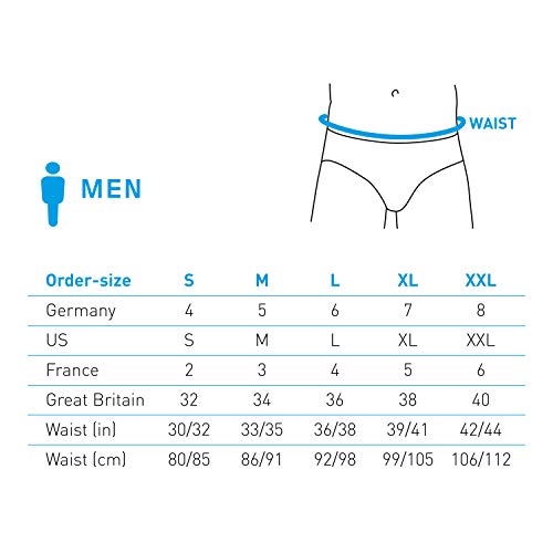 Protechdry - Washable Urinary Incontinence Cotton Boxer Brief Underwear For Men With Front Absorbent Area, White Large #TOP3