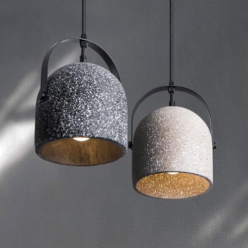 Lámpara de cemento nórdico para iluminar espacios reducidos 5
