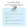 DJI Mini 4K, drone per adulti, fotocamera 4K HD, meno di 249 g, stabilizzatore 3 assi, trasmissione video 10 km, return automatico, resistenza al vento, 31 min di volo, C0, volo #5