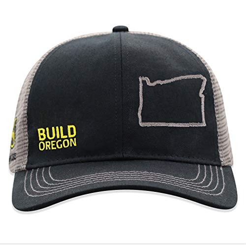 John Deere Build State Pride Cap-Black and Gray-Oregon