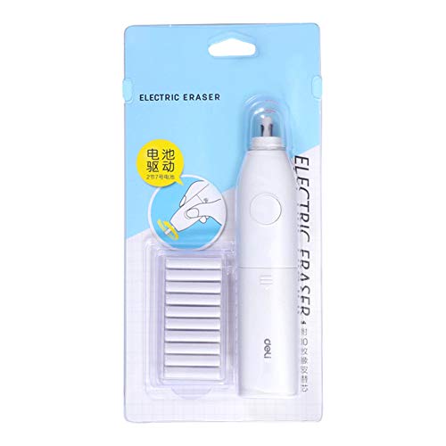 Meetus Electric Eraser Kit With 10 Eraser Refills, Auto Erasers For Artist Drawing, Painting, Sketching, Drafting, Architectural Plans, Arts #TOP1