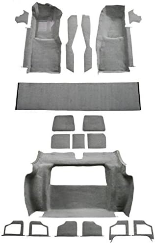 ACC Automotive Carpet Compatible with 1978 to 1979 Chevrolet Corvette, Complete kit, with 3 Compartment Doors (4033-Midnight Blue Cut Pile)
