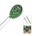 3-in-1 Soil Moisture Meter, Light and PH acidity Tester, Plant Tester, Great For Garden, Farm, Lawn, Indoor & Outdoor (No Battery needed) Easy Read Indicator