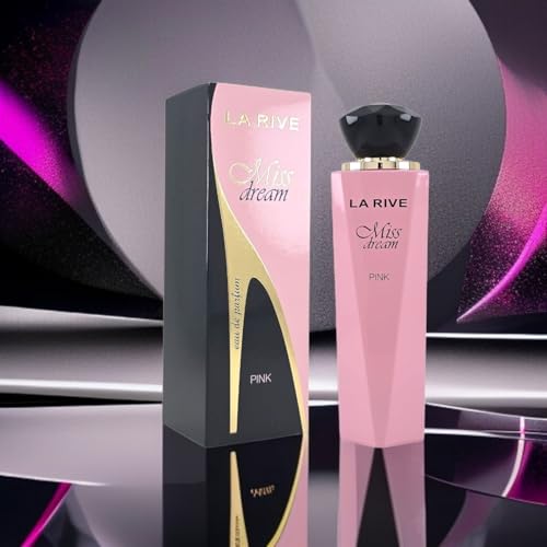 La Rive Miss Dream Pink Eau de Parfum 100 ml Fruity Floral Women's Fragrance with Raspberry, Tuberose & Milk, Long-Lasting Women's Perfume, EDP Spray