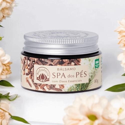 Bálsamo Spa dos Pés Com Óleos Essenciais Natural 80g BioEssência