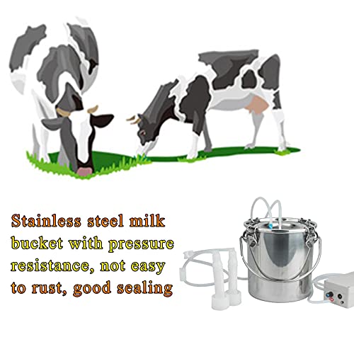 Pulsating 5L Household Cattle And Sheep Automatic Milking Machine Dairy Farm Daily Milking Machine Portable Milking… - Afbeelding 3