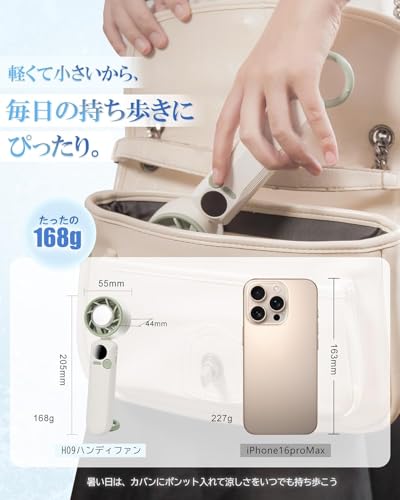 ハンディファン 冷却プレート ペルチェ素子 携帯扇風機 1〜100段階無段階風量調整 大容量 静音・強力 ハンディ扇風機 最大12時間使用可能 手持ち扇風機 首掛け・卓上両用 小型 ミニファン 2025 オフィス・通勤・通学・旅行・アウトドアに最適 熱中症対策
