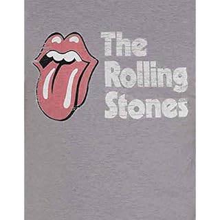Rolling Stones The T Shirt Scratched Band Logo Nouveau Officiel Homme Gris - Les Beatles, Paul McCartney, John Lennon, RIngo Starr, George Harrison Rolling Stones The T Shirt Scratched Band Logo Nouveau Officiel Homme Gris – Image 3