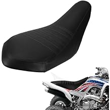 غطاء مقعد ATV غير قابل للانزلاق ناعم مقاوم للماء لرابتور 700 700 R 2006-2024، جلد عالي المرونة أسود