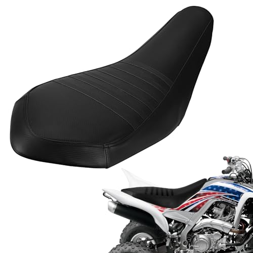 Wacece ATV Seat Cover Non-slip Soft Waterproof for Raptor 700 700R 2006-2024, High Elastic Leather Black
