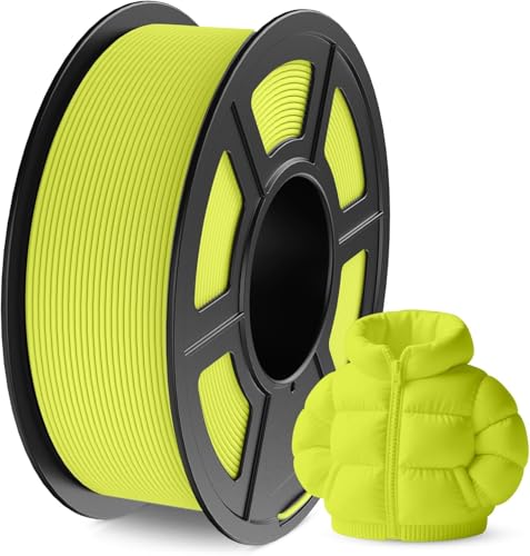 Image of JAYO Matte PLA 3D Printer Filament 1.75mm Light Yellow, Matte Surface Conceals Layer Lines, 1.1kg (2.42 lbs) Spool, Accuracy + /- 0.02 mm, Fit Most FDM Printers