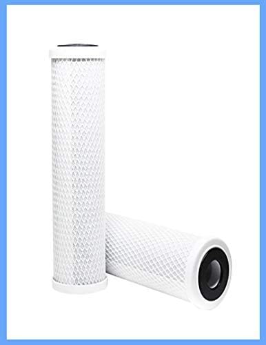 Miniatura 2 de CFS - Paquete de 2 cartuchos de filtro de agua de bloque de carbono compatibles con modelos WCBCS975RV - Elimina el mal sabor y el olor - Cartucho