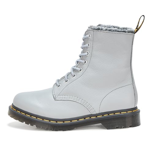 Dr. Martens Women's 1460 Faux Fur Lined Virginia Leather Boot Fashion2