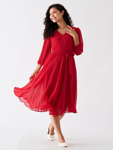 Image of AASK Women Fancy Plain & Solid Designer Dress for Women