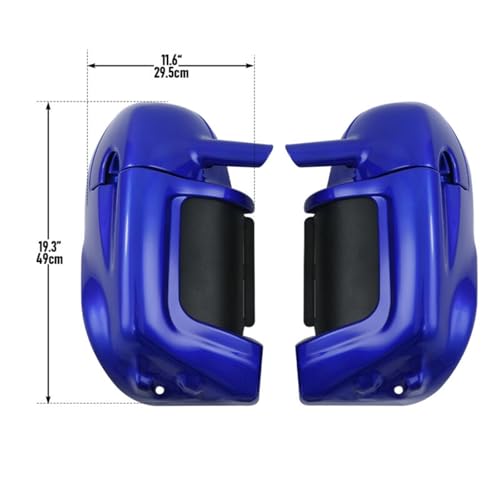 Boîtes à gants carénage jambe ventilée inférieure pour Harley Road King Electra