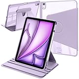 funda giratoria ipad 9.7 Compatibilidad: Esta funda está diseñada específicamente para el iPad Air 11 pulgadas M3 2025 (A3266/A3267/A3270), iPad Air 11 pulgadas M2 2024 (A2902/A2903/A2904), iPad Air 5.ª generación de 10,9 pulgadas 2022 (A2589/A2591/A2588), iPad Air 4.ª generación de 10,9 pulgadas 2020 (A2316/A2324/A2325/A2072). Vaya a Ajustes > General > Información y pulse el campo Número de modelo para ver el número de modelo A