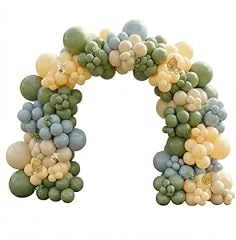 Blue and Yellow Sand White