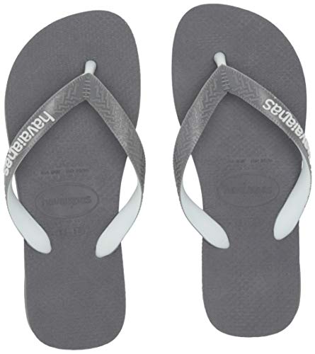 Image of Havaianas Kid's Top Mix Flip Flop Sandal, Grey /Steel Grey, 10 M US Toddler