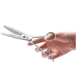 Purple Dragon 6.5" 46 Tooth Professional Pet Grooming Scissors - Dog Thinning/Blending Shears - Animal Hair Trimmer for Pet Groomer or Family DIY Purple Dragon 6.5″ 46 Tooth Professional Pet Grooming Scissors – Dog Thinning/Blending Shears – Animal Hair Trimmer for Pet Groomer or Family DIY