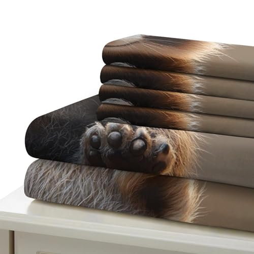 Housse de couette chiot hypoallergique et résistante pour lit king size - 7