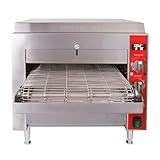EASYROSE CPO14B 3500W 208V 60HZ Countertop Pizza Commercial Conveyor Oven with 14″ BELT (Plug:6-20P)