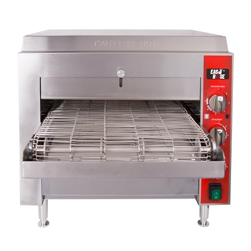 EASYROSE CPO14B 3500W 208V 60HZ Countertop Pizza Commercial Conveyor Oven with 14? BELT (Plug:6-20P)