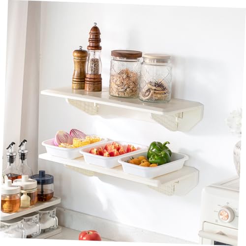 Étagère murale support de rangement pliable en PP pour optimiser vos murs - 8