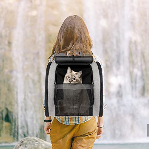 FOYOPET Pet Carrier Backpack for Cats and Dogs Up to 22 lbs, Collapsible Cat Carrier for Large Cats, Small Dog Carrier… - Image 7