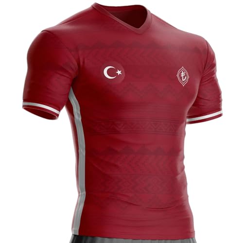 Maillot Turquie football TK-74 portez fièrement le drapeau turque