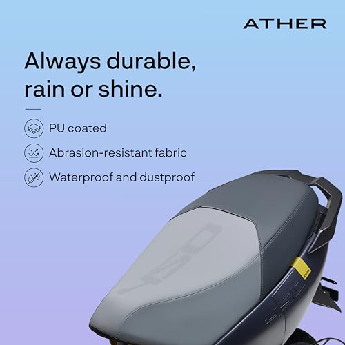 Image of ATHER 450 Seat Cover - Grey | Ergonomic Anti-Slip & Dustproof Seat Cushion Cover | Precision Fit 450 Series