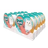 A Strong Heart Split Cup Wet Cat Food, Salmon Entree - 2.6 oz Split Cups, 20 Servings (Pack of 10), Made in The USA with Real Salmon & Poultry