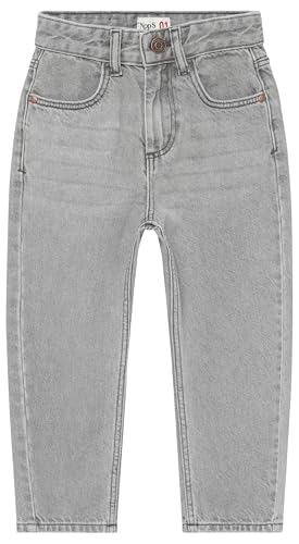 Noppies Jeans Relaxed Fit Long Girl, Gris Claro Denim-P118, 128 para Niñas