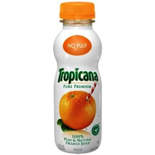 Tropicana Pure Juice, Orange, 12 Ounce (Pack of 12)