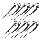 Installation rapide et facile : les crochets de fixation pour protège-gouttières sont conçus pour une installation facile, permettant une fixation rapide des clips de fixation de la grille sans outils ni procédures longues. clips de fixation de gouttière en plastique, fixations pour gouttières