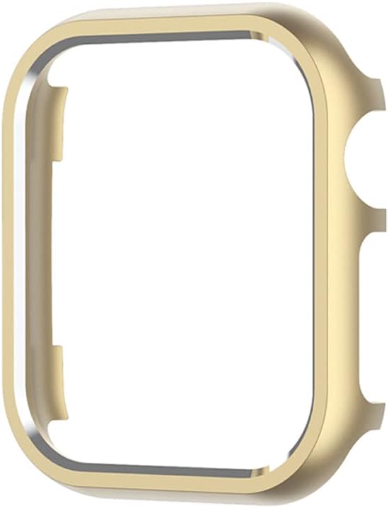 My Pretty StrapXOXO Protective Case for Apple Watch โ Luxury Matte Metal Cover for Women, Scratch-Resistant โ Compatible with Apple Watch 38/40/41/42/44/45/49mm โGold, Rose Gold, Silver, Champagne