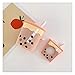 Mulafnxal Compatible with Airpods 1&2 Case,Cute Funny Cartoon Character Silicone Airpod Cover,Kawaii Fun Cool Design Skin,Fashion Chic Designer Cases for Girls Kids Teens Boys Air pods (Milk Tea Cup)