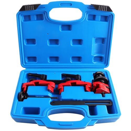 Fumrtcy Universal Camshaft Timing Tool Kit 37950 Adjustable Camshaft Sprocket Locking Wrench & Pulley Holder Set for Intake Exhaust Cam, Fits Most Vehicles
