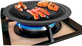 Churrasqueira de Fogão Globalmix TopGrill GH401 sem Fumaça Chapa 32x25cm Antiaderente
