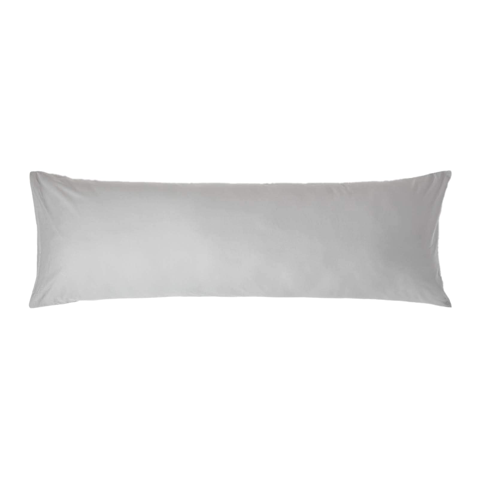 Homescapes Grey Silver Egyptian Cotton Housewife Body Pillowcase 200 Tc