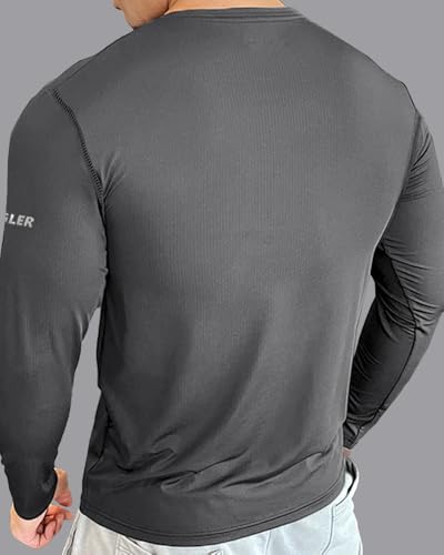 Image of Noble Monk Mens Polyester Solid Regular Fit T-Shirt