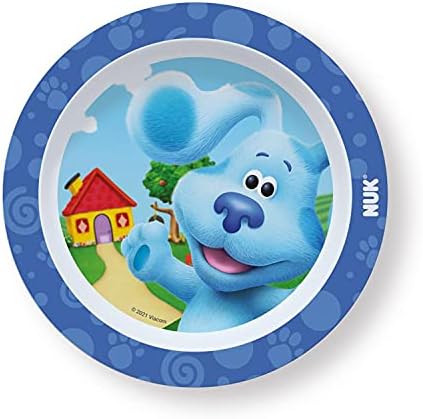 NUK Blue's Clues Kids Plate – BPA-Free Plastic Plate for Toddlers 12+ Months