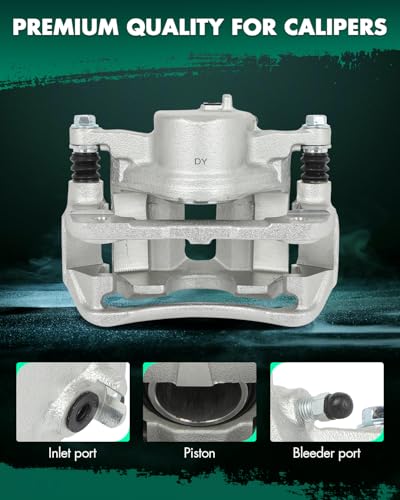 Image of SCITOO 19B1461 19B1460 Front Left & Right Disc Brake Calipers Assembly w /Bracket for Acura for CL /for Integra /for TL,for Honda for Accord /for CR-V /for Odyssey /for Prelude,for Isuzu for Oasis
