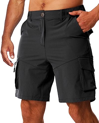 Y YERFONE Mens Work Casual Shorts Stretch Quick Dry Cargo Shorts Men 9 inch Lightweight Outdoor Hiking Shorts Fishing Travel Black Y YERFONE Mens Work Casual Shorts Stretch Quick Dry Cargo Shorts Men 9 inch Lightweight Outdoor Hiking Shorts Fishing Travel Black